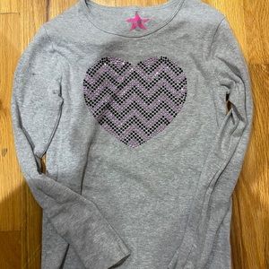 Hannah Star embellished heart tee